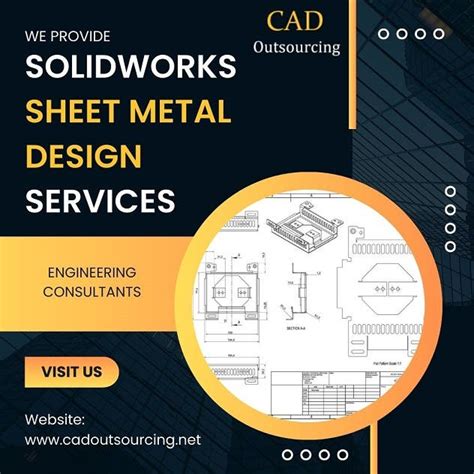 sheet metal design outsourcing services|sheet metal design cad.